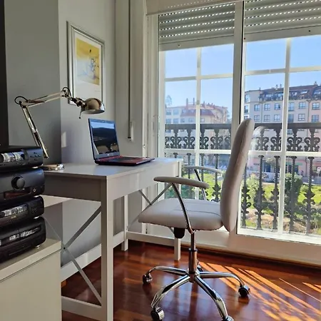 Moderno Y Luminoso 2 Con Todas Comodidades En Ciudad Apartamento Pontevedra